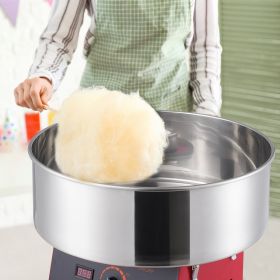 Electric Cotton Candy Machine, 1000W Candy Floss Maker, Commercial Cotton Candy Machine With Stainless Steel Bowl, And Sugar Scoop, Perfect For H (Option: Red)