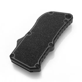 Aluminum Retractable Multi-Purpose Knife, Includes 5 SpareBlades -Quick Replacement, EDC Tool Pocket Knife (Option: Black)